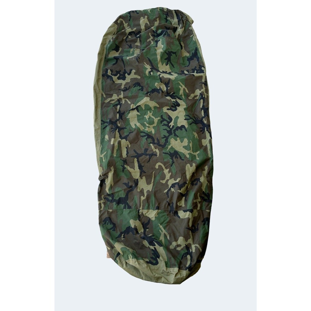 US Military Woodland Camo Bivy Cover Goretex Sleeping Bag Cover 8465-01-445-6274